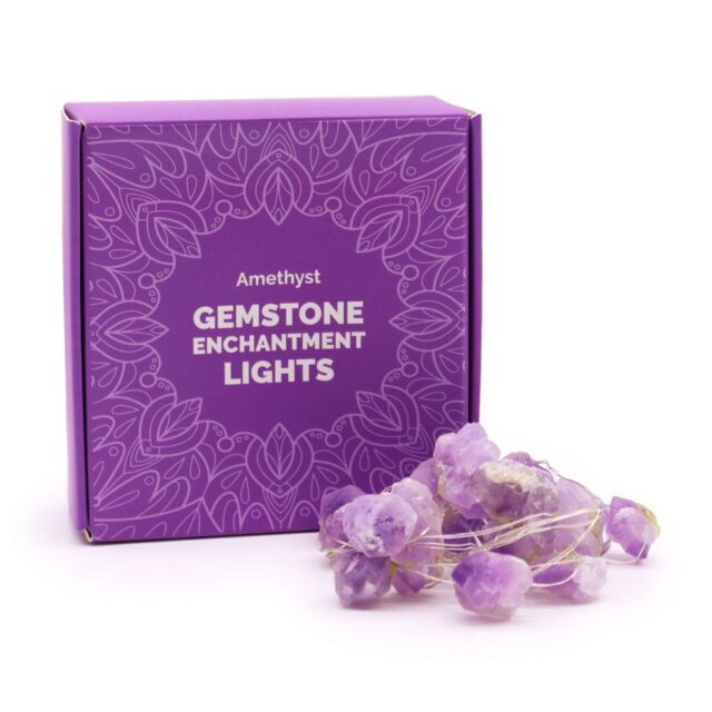 Edelstein-Dekoleuchte – Amethyst