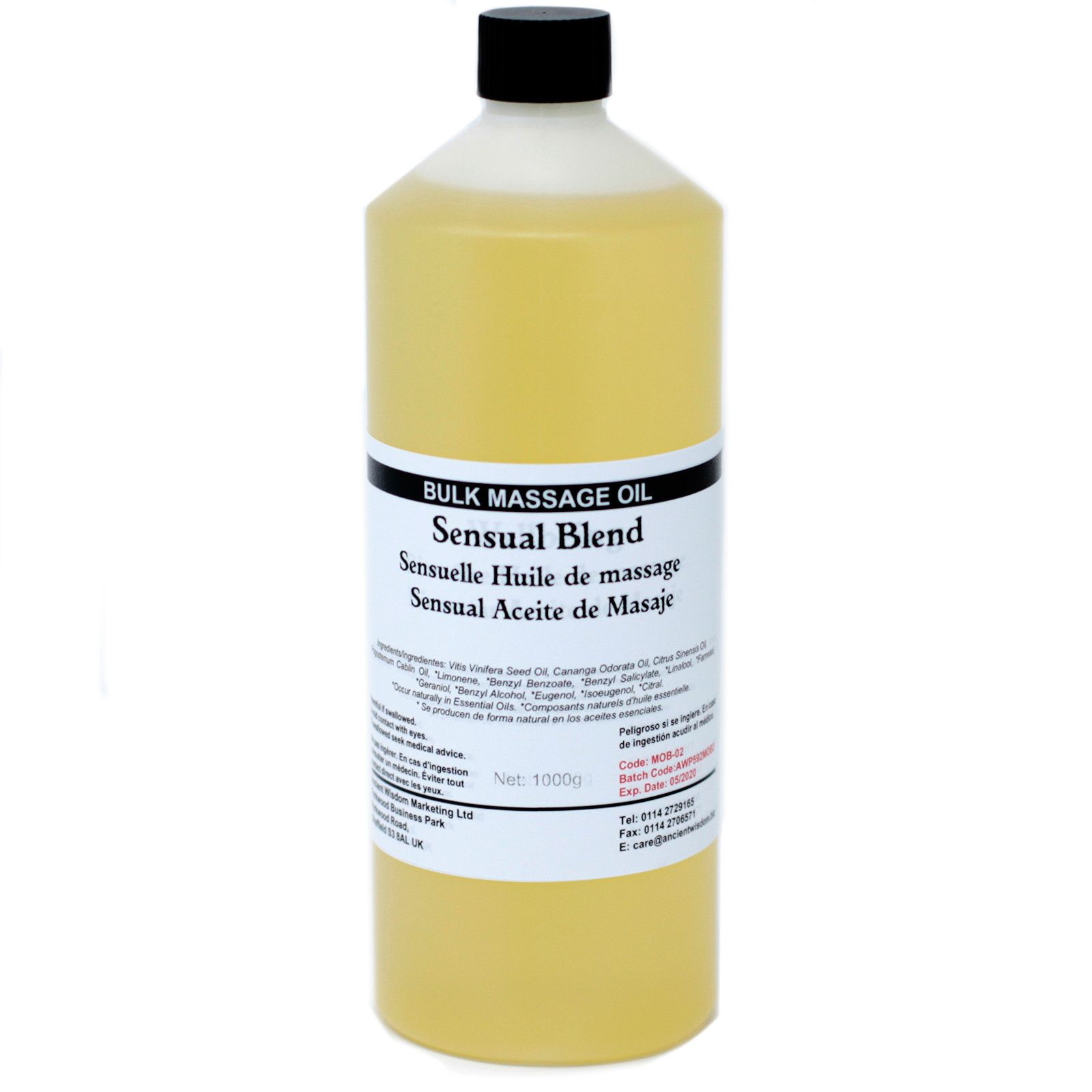Massageöl – sinnlich 1 kg Massageöl