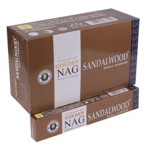 Räucherstäbchen – 15 g Golden Nag – Sandelholz