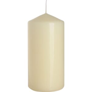 Stumpenkerze – Elfenbein, 60 × 120 mm