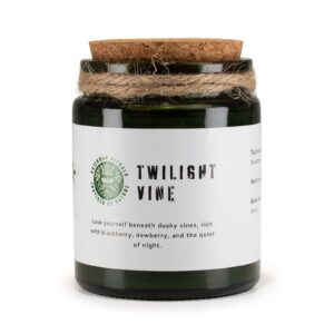 Sojawachskerze – Greenman Holzdocht Sojakerze – Twilight Vine
