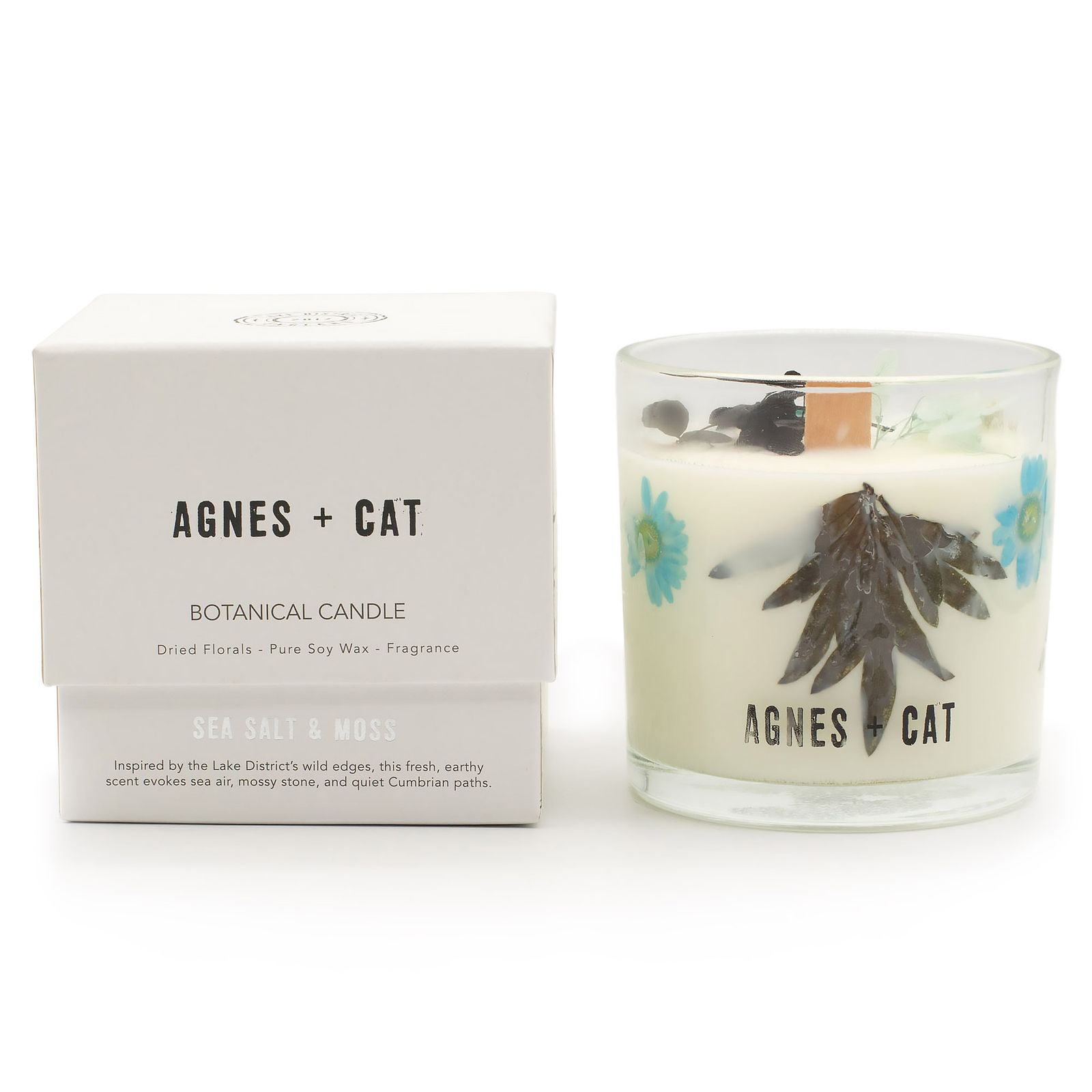 Sojawachskerze – Agnes + Cat botanisch – Seasalt & Moos – Bild 3
