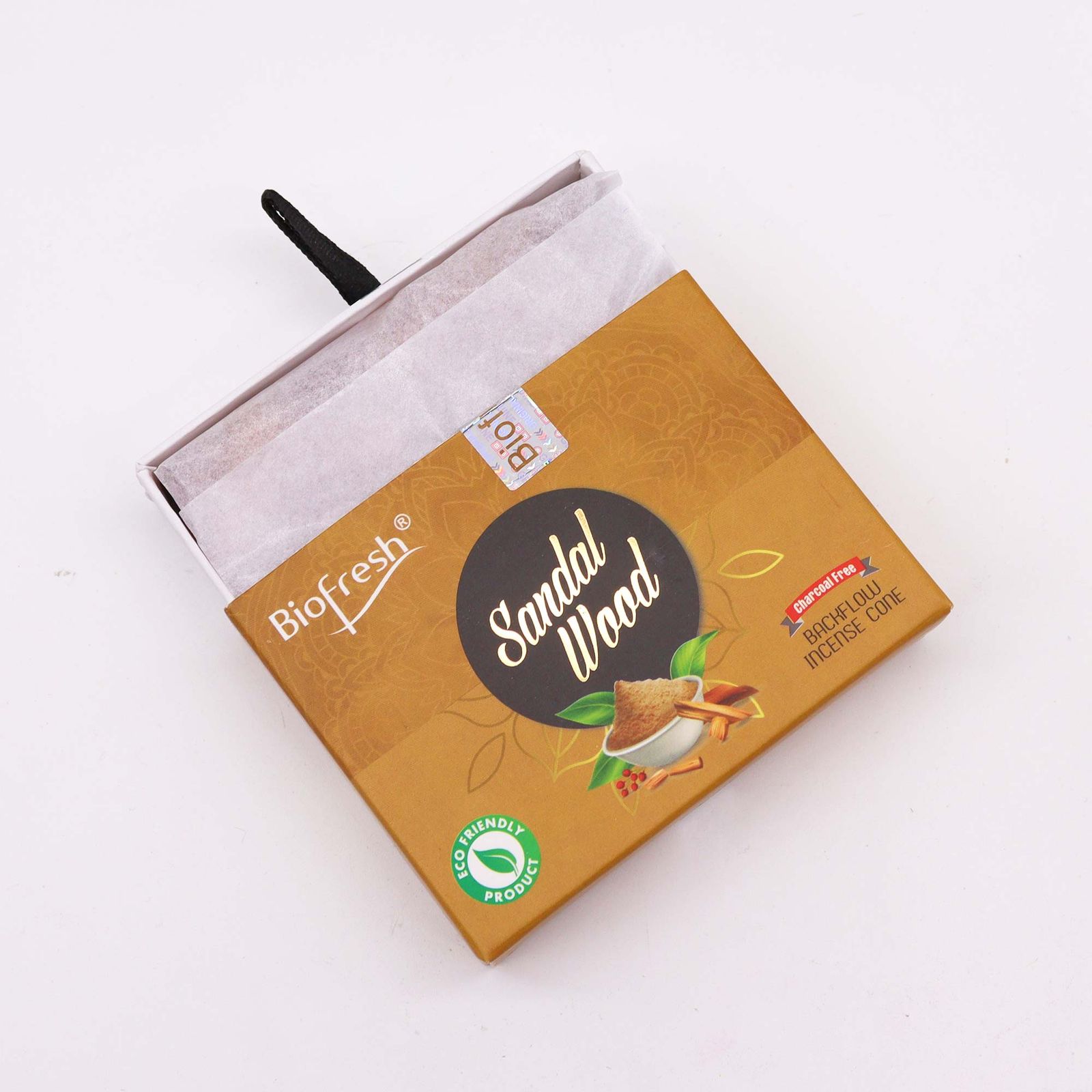 Räucherkegel – Biofresh Rückfluss (40 Stück) – Sandelholz – Bild 5