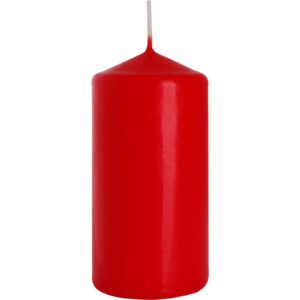 Stumpenkerze – Rot, 60 × 120 mm