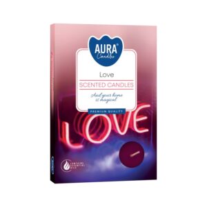 Duftteelichter – 6 Stück, Liebe