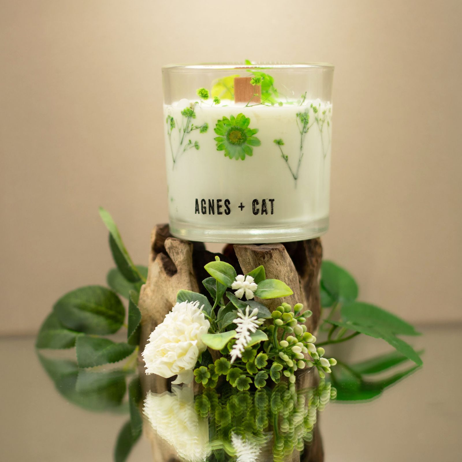 Sojawachskerze – Agnes + Cat botanisch – Fellberry – Bild 8