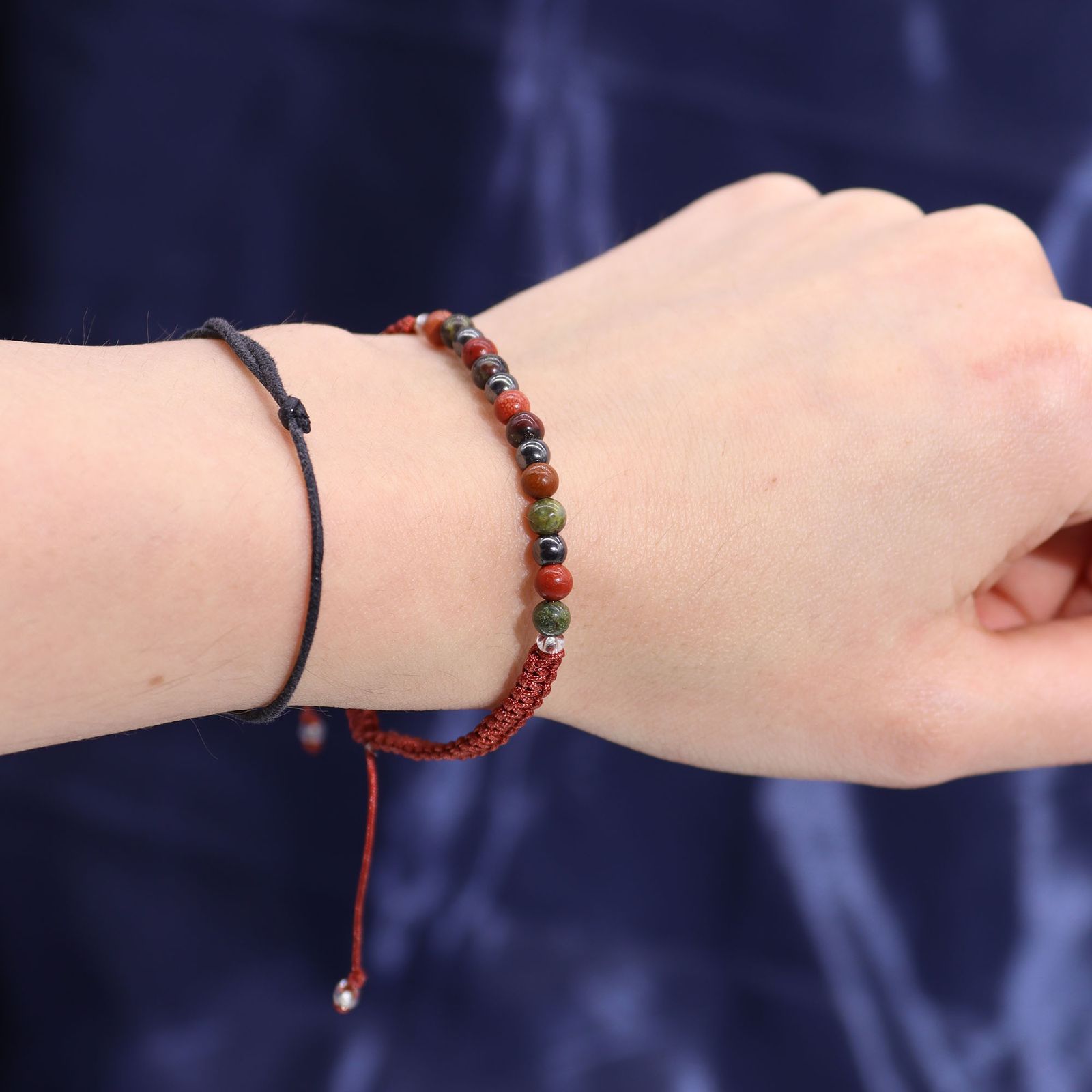 Sternzeichen-Kristallkerze mit Edelsteinarmband – Widder – Bild 5