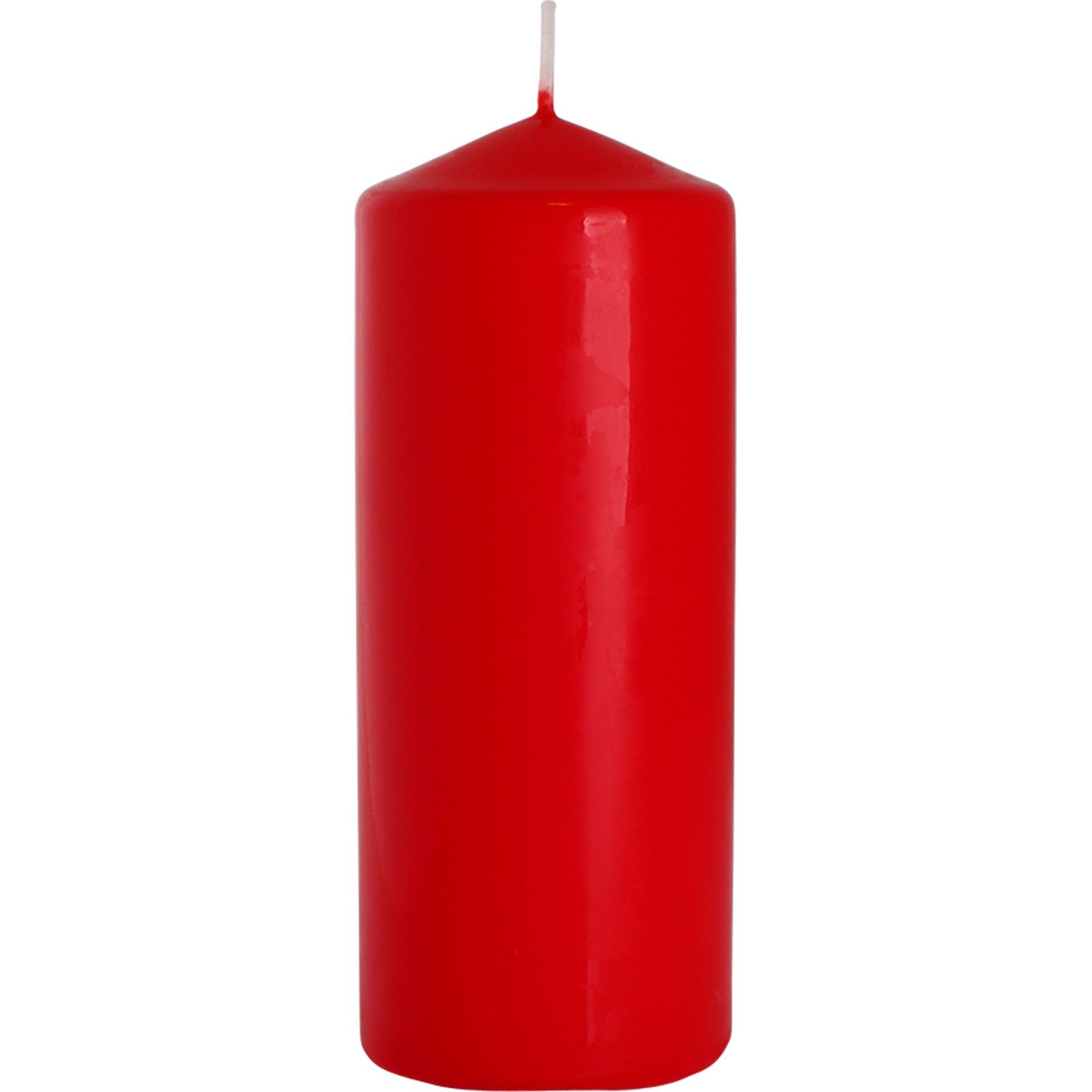 Stumpenkerze – Rot, 60 × 150 mm