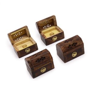 Räucherhalter – Mini Rauch Box – Mangoholz