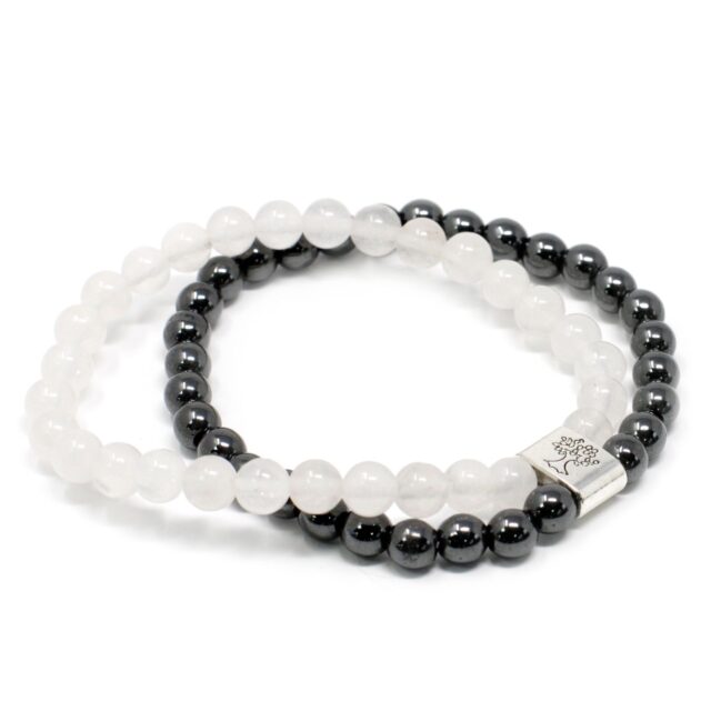 Magnetisches Edelsteinarmband – Bergkristall