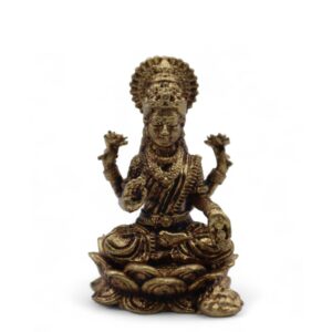 Miniaturfigur aus Messing – Laxmi (11 g) – 30 mm