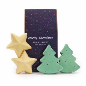 Weihnachts-Badekugel-Geschenkset – Stille Nacht