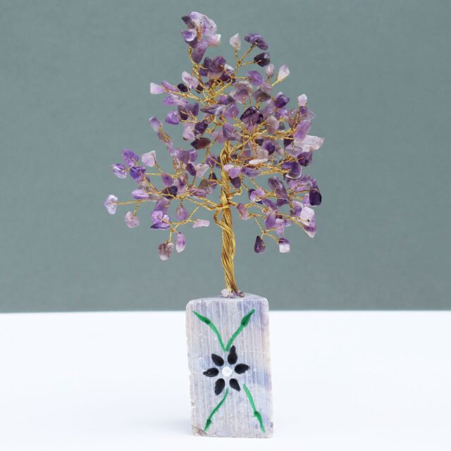 Edelsteinbaum aus Amethyst – 160 Steine