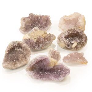 Klein Sortiert Amethyst Geoden – 3-5 cm (ca. 1 kg) 4-6 Stück