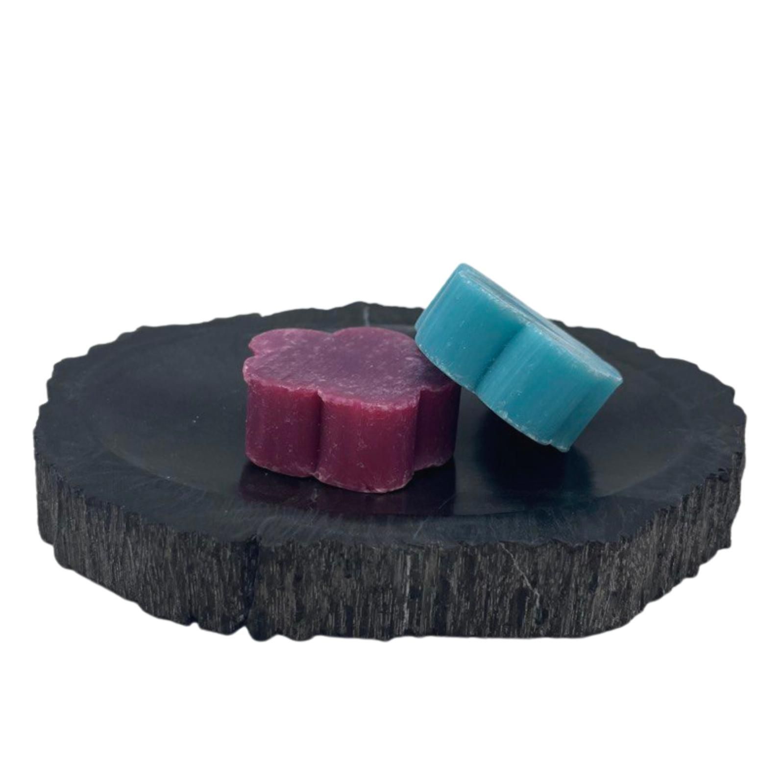 Seifenzubehör – versteinert Holz Schwarz Seifenschale – Bild 3