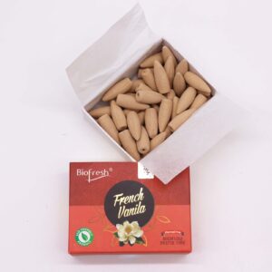 Räucherkegel – Biofresh Rückfluss (40 Stück) – French Vanille