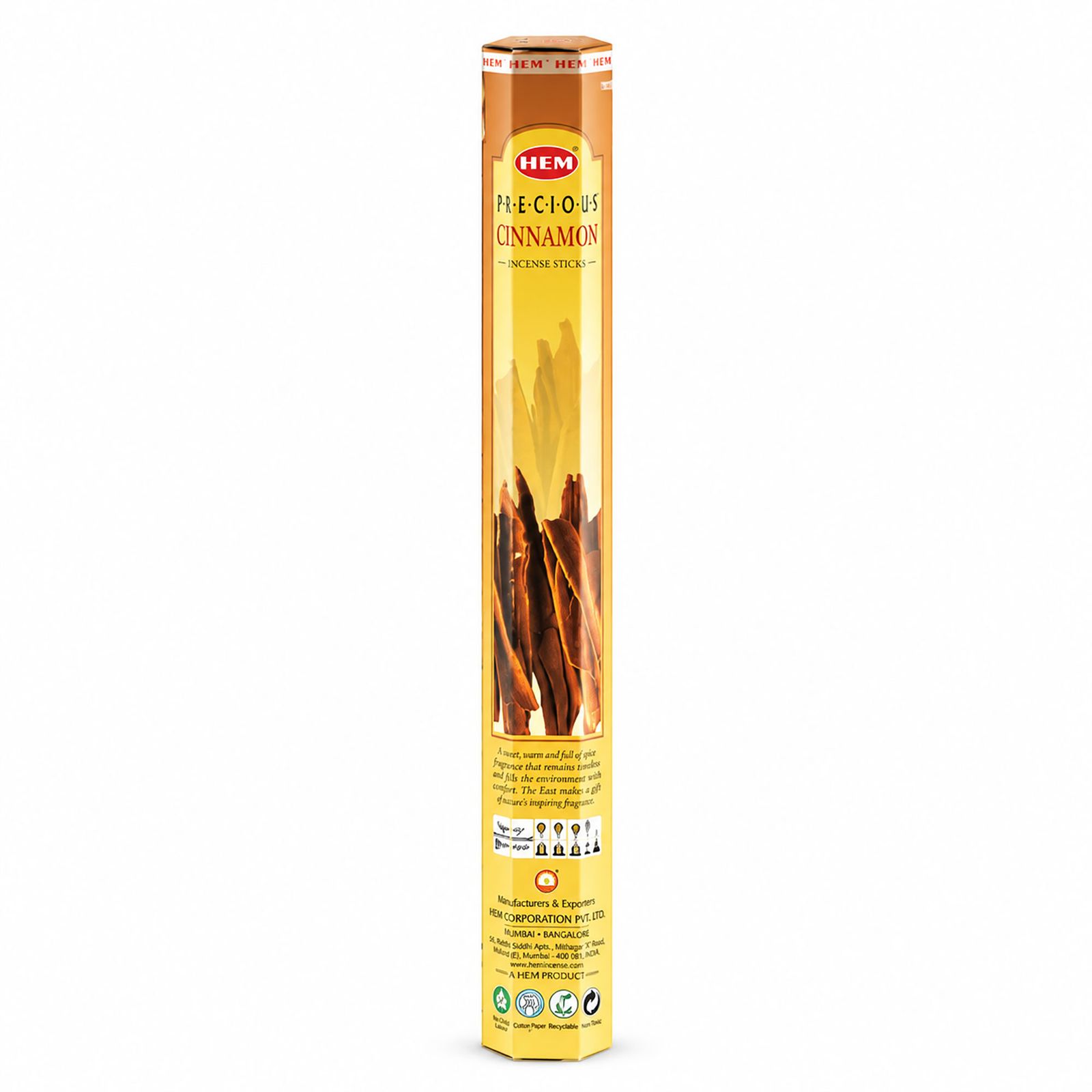 Räucherstäbchen – HEM sechseckig – Precious Zimt