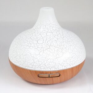 Santorini – elektrischer Aroma-Diffuser – Muscheloptik, USB, Farbwechsel & Timer