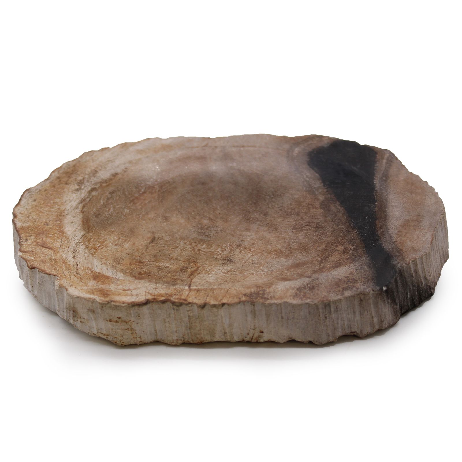 Seifenzubehör – versteinert Holz Schwarz Seifenschale