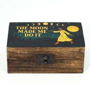 Emaillierte Box – mittel – „The Moon Made me Do It“