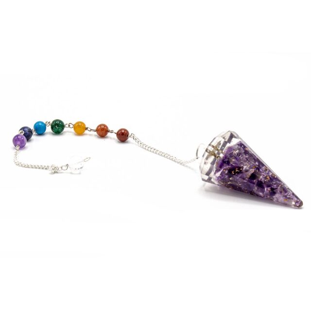 Orgonit Chakra-Pendel – Amethyst
