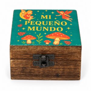 Emaillierte Box – klein – „Mi Pequeno Mundo“