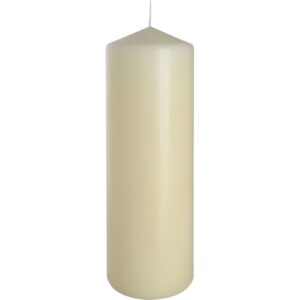Stumpenkerze – Elfenbein, 80 × 250 mm
