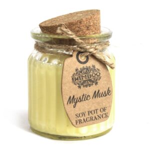 Sojawachskerze – Mystic Moschus Duftkerze im Sojawachstöpfchen
