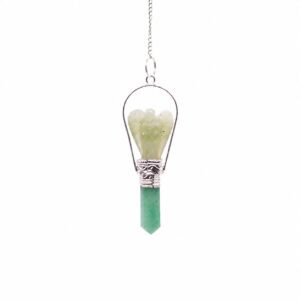 Engel Pendel mit Ring – Grüner Aventurin