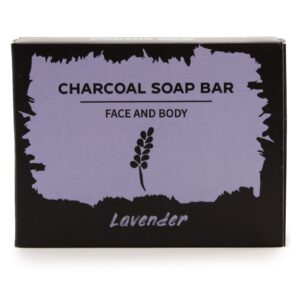 Körperpflege – Aktivkohleseife 85 g – Lavendel