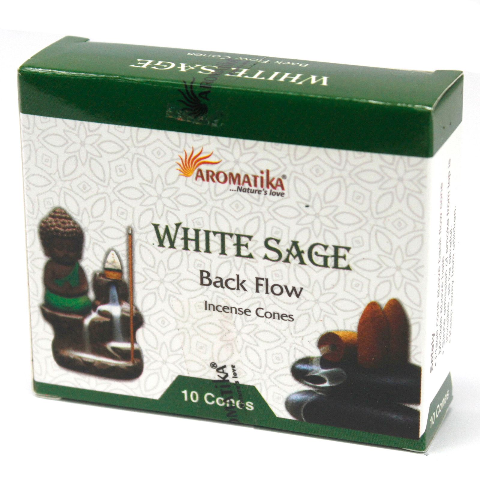 Räucherkegel – Aromatica Rückfluss – Weißer Salbei