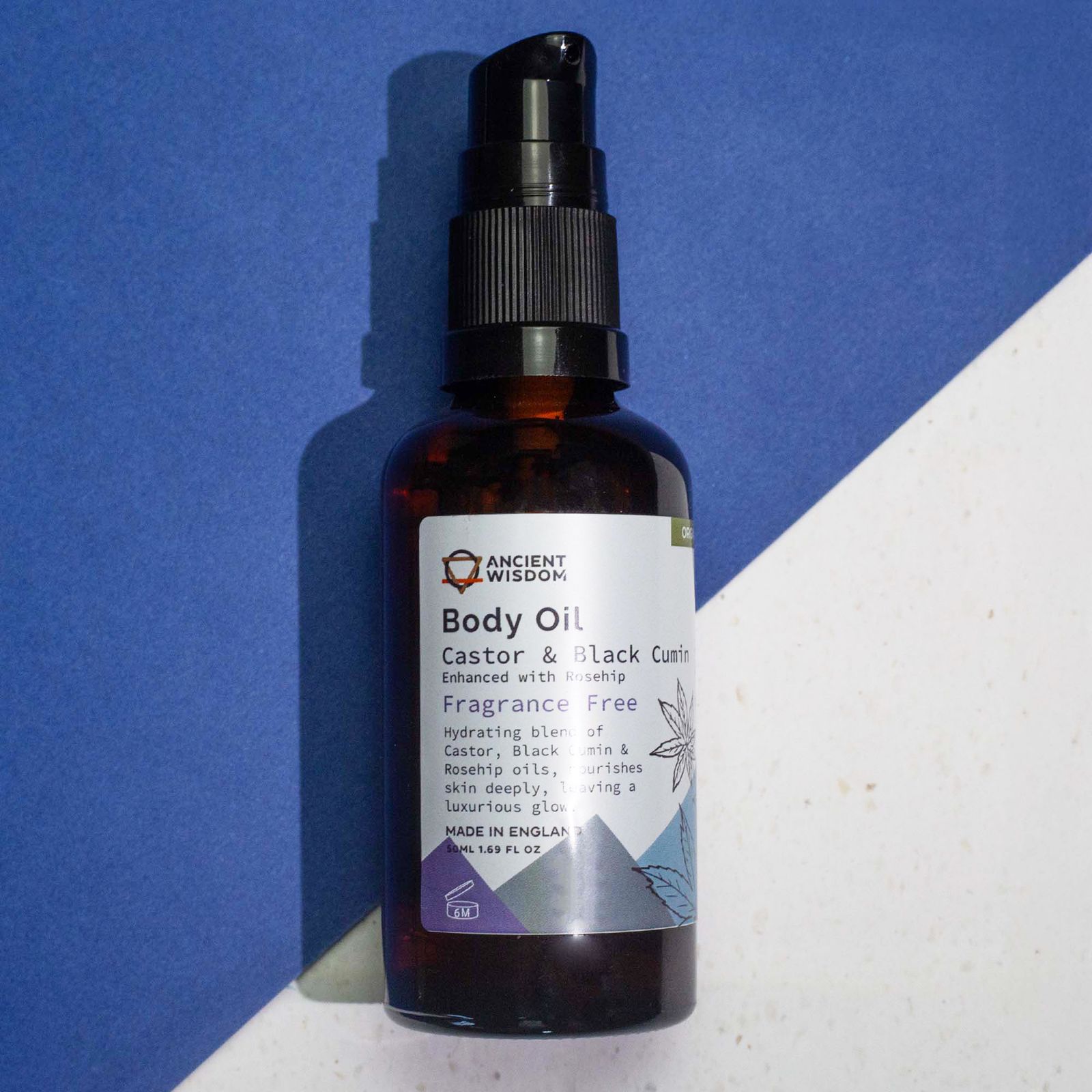 Körperpflege – Bio Körperöl 50 ml – Hagebutte (ohne Duft) – Bild 3