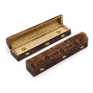 Räucherbox aus Mangoholz