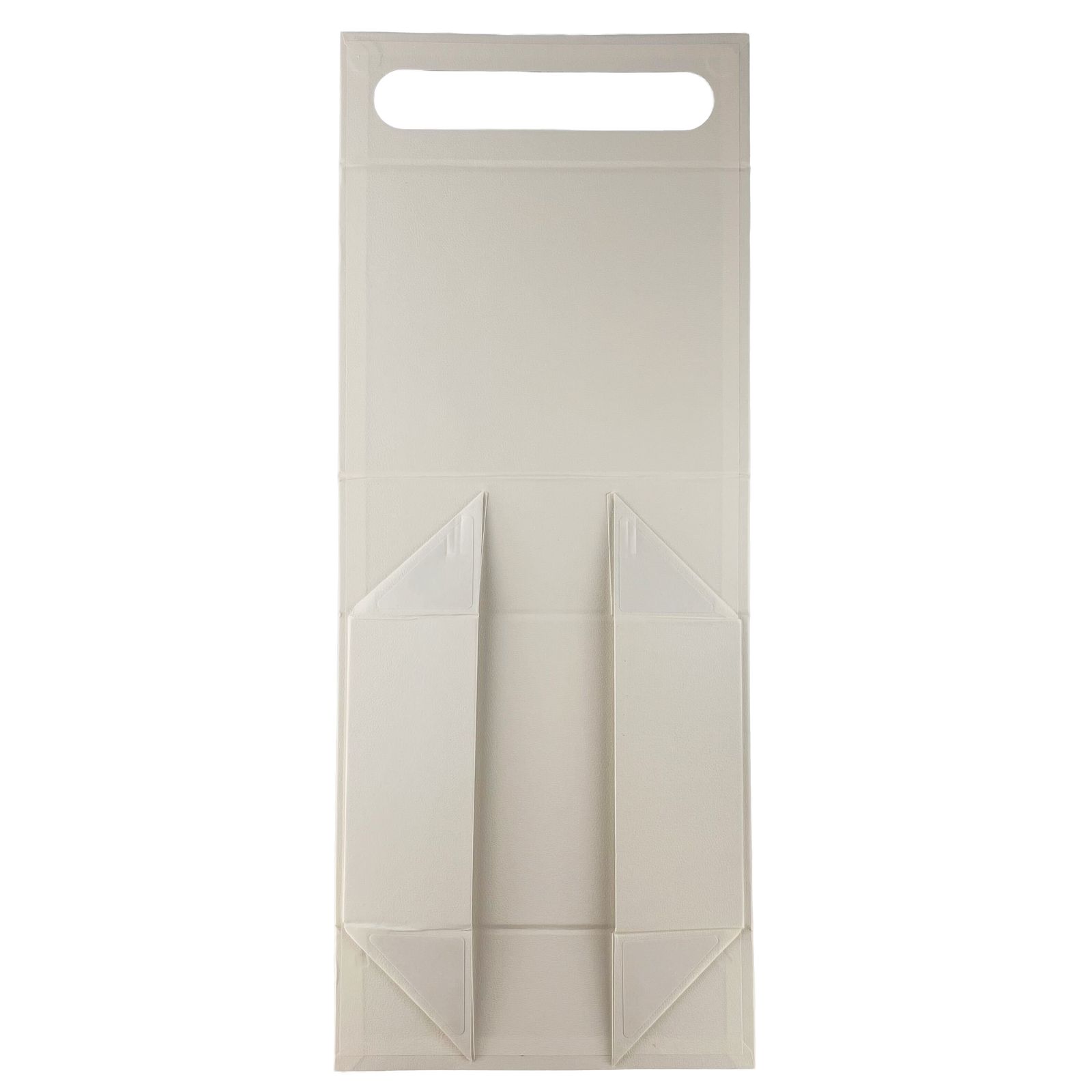 Geschenkverpackung – Faltbare Geschenkbox – mittelgroßer Geschenkkorb (24x18.2x8 cm) – Weiß – Bild 3