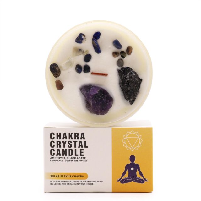 Chakra-Kristallkerzen – Solar Plexus Chakra