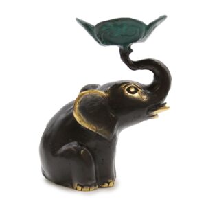Elefant als Kerzen- und Räucherhalter – klein