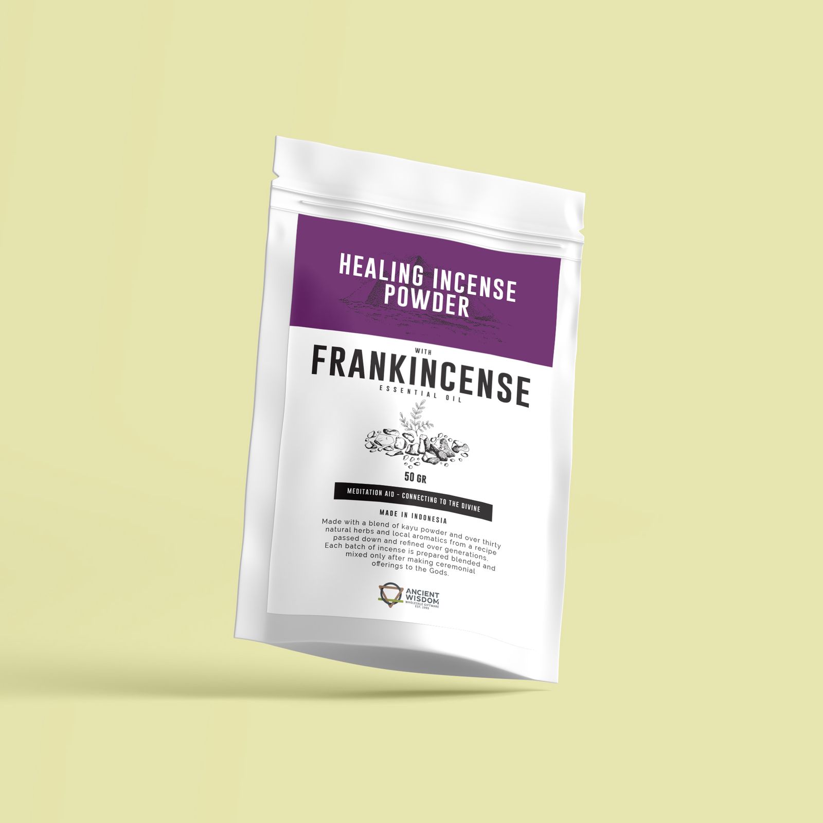 Räucherharz – Räucherwerk Pulver – Weihrauch 50gm – Bild 3