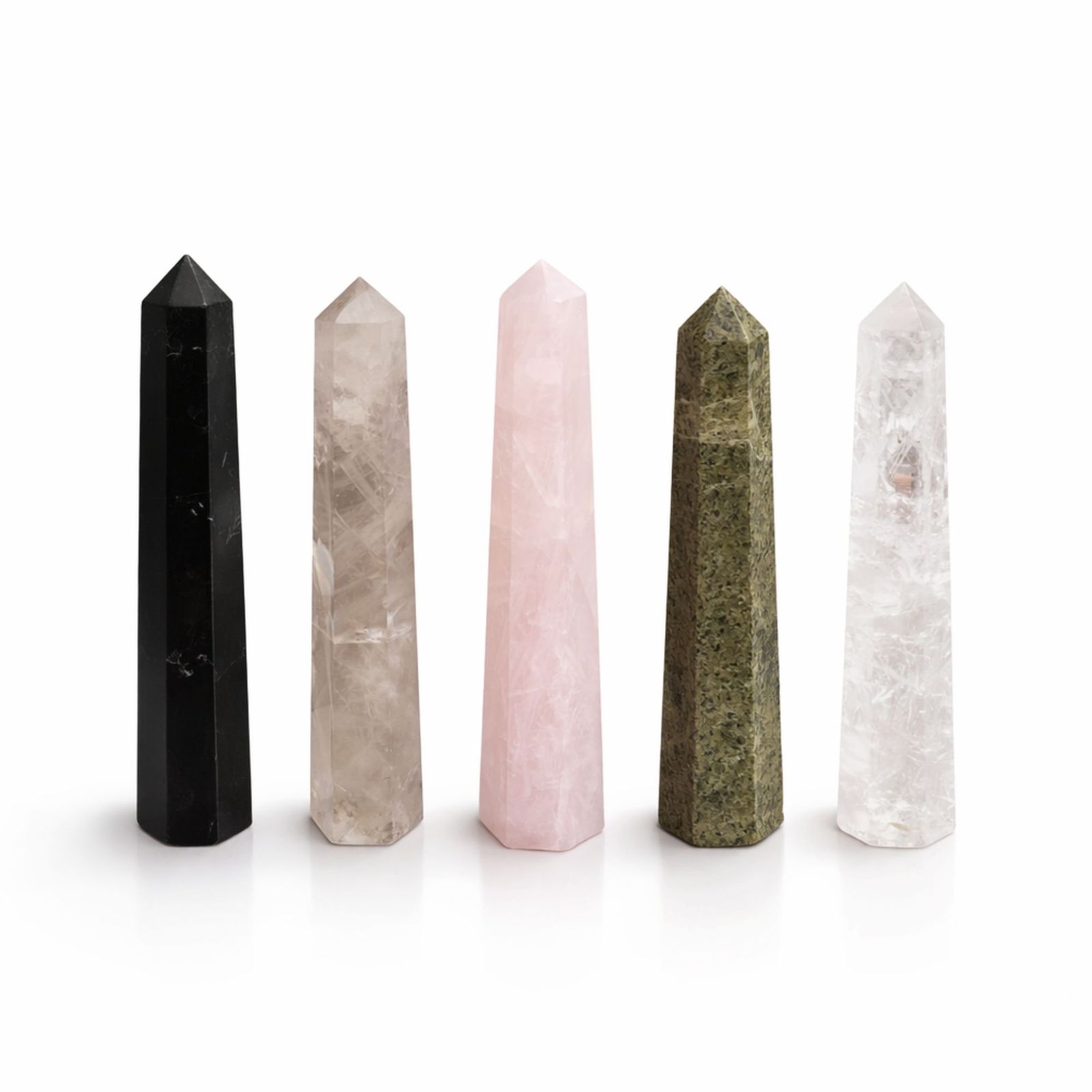 Sechskant-Edelsteinobelisk ca. 11 cm – Bergkristall – Bild 7