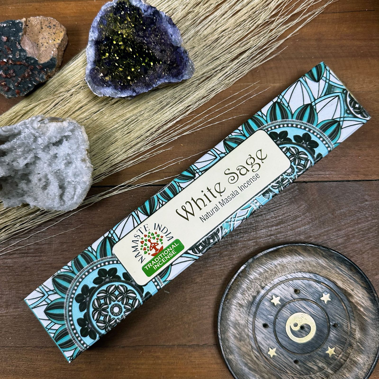 Räucherstäbchen – Namaste Mandala Masala – Weißer Salbei – Bild 5