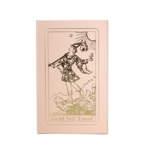 Tarotkarten – Rosa Box Ruby Foil Tarot Card Geschenkbox – mit Begleitheft