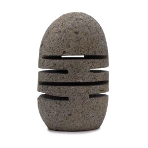 Kerzenhalter – Natur Riverstone – Standing Stein geschnitten