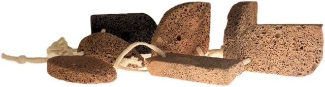 Badezubehör – Vulkan Fuß Stein – Oval Form – Bild 2