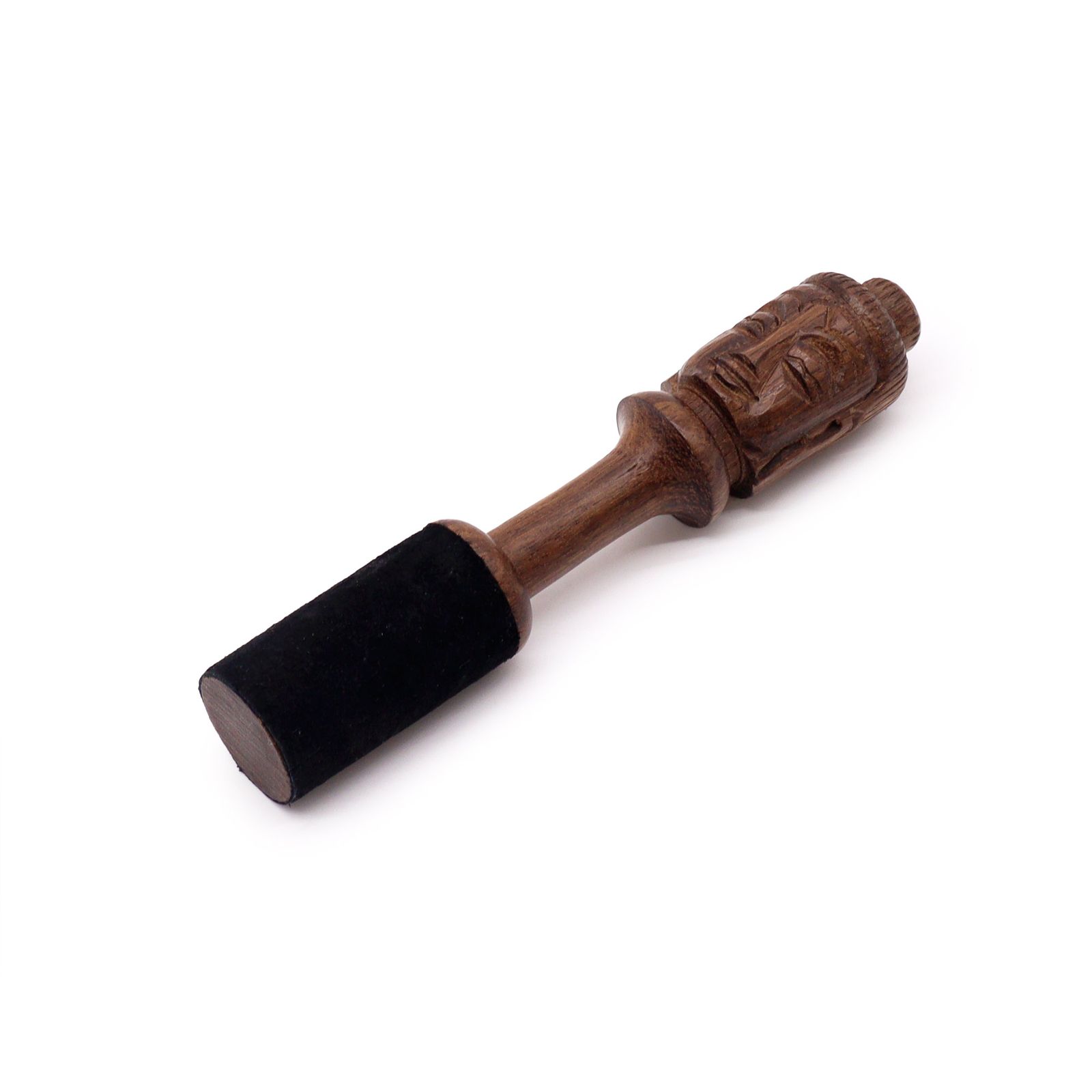 Holzklöppel – 14 cm – Buddha Schnitzerei