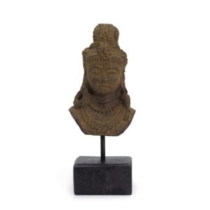 Figur „Java-Prinzessin“ auf Ständer – grau