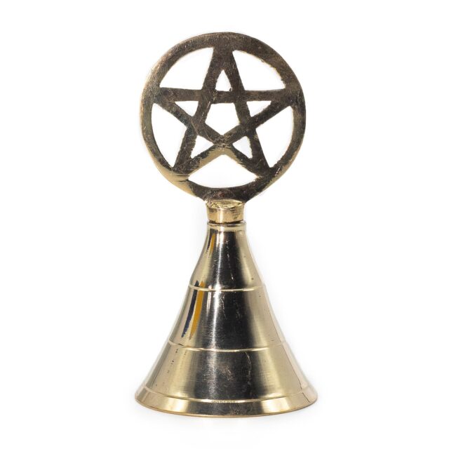 Altar-Glocke aus Messing – Pentagramm