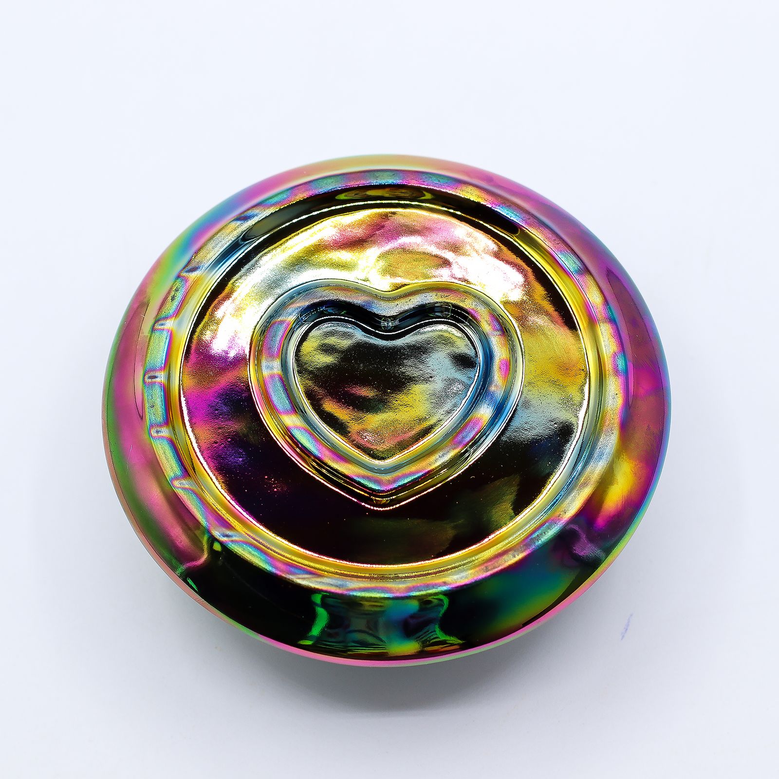 Räucherhalter – Palo Santo & Räucher – Mandala – Metalic Regenbogen – Bild 3
