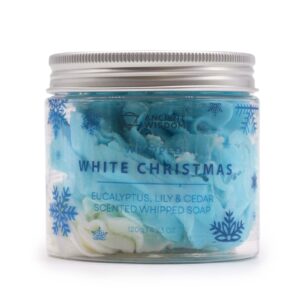 Aufgeschlagene Seife – Weiße Weihnachten, 120 g
