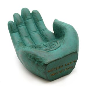 Räucherhalter – Hand – Erde Protect (Grün)