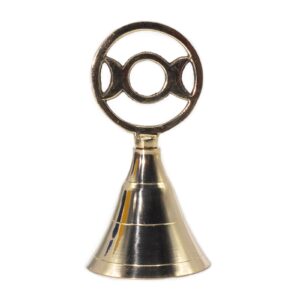 Altar-Glocke aus Messing – Drei Mond