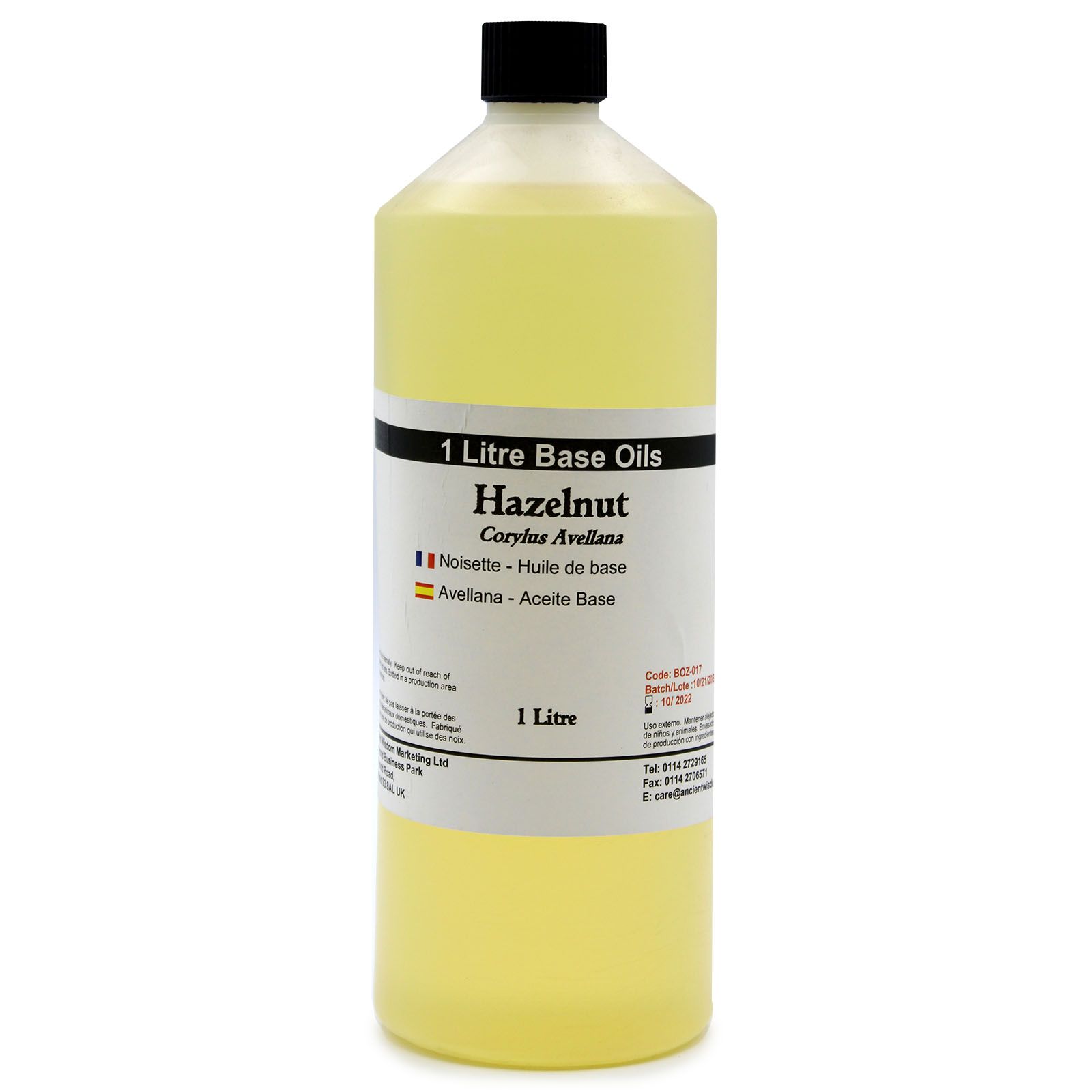 Basisöl – Haselnuss – 1 Liter